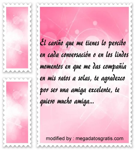 Hermosos mensajes de amor y amistad para una amiga con imágenes - Hermosos mensajes de amor y amistad para una amiga con imágenes -