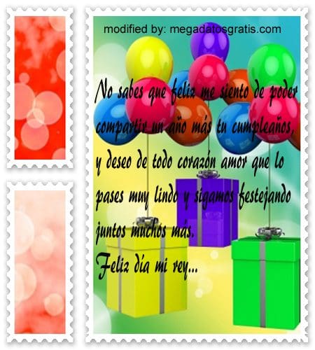 Románticos mensajes de feliz cumpleaños para mi novio con imágenes - Románticos mensajes de feliz cumpleaños para mi novio con imágenes -
