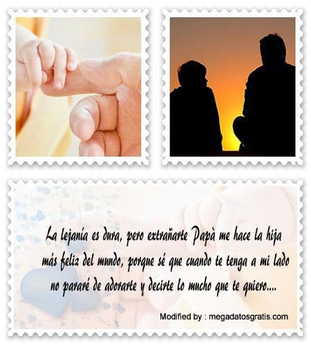 Dedicatorias para un padre que está lejos | Saludos por el dia del Padre -  