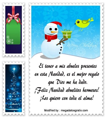 Cartas De Navidad Para Mis Abuelos  Mensajes De Navidad 