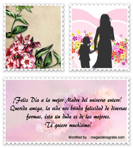 Saludos para amiga por el Día de la Madre | Frases por el Día de la Madre