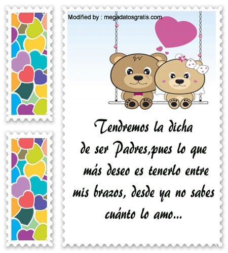 Bonitas frases de amor para mi enamorada embarazada 