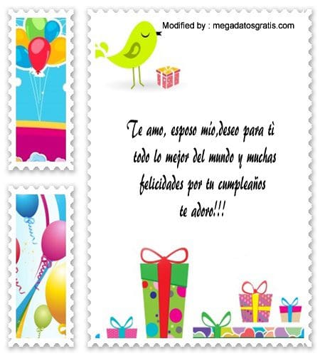 Descargar Bellas Frases De Cumpleaños Para Mi Esposo | Feliz cumpleaños -  