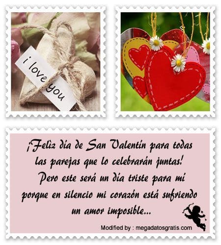 Lindos Mensajes De San Valentin Para Un Amor Imposible Bonitas