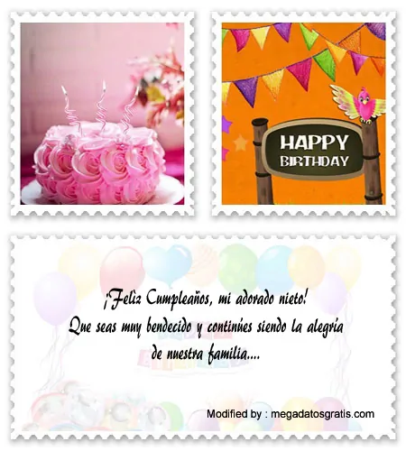 Frases de cumpleaños para mi nieto mis nietos queridos Frases de cumpleaños para mi nieto
